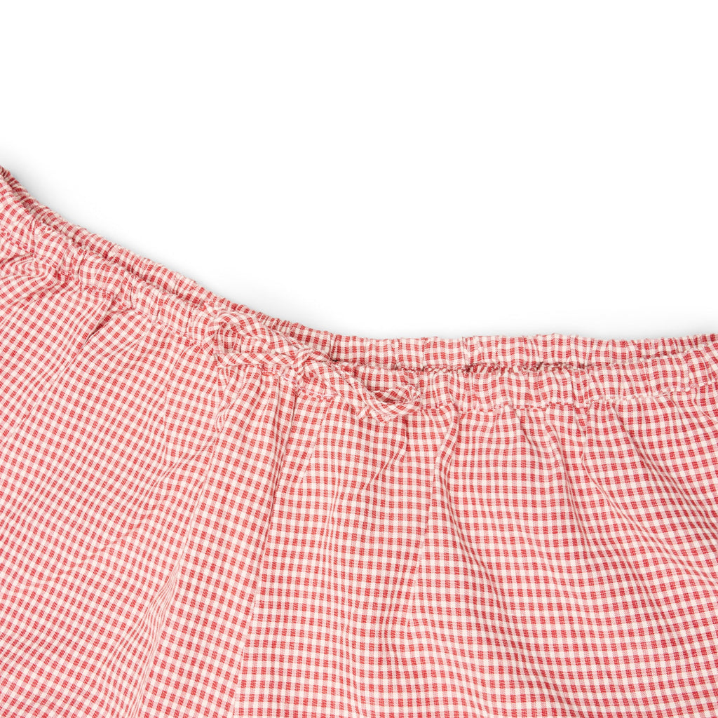Danielle Guizio Gingham Bloomer (Red love)