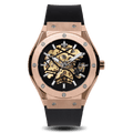 Prague Skeleton Automatic Deluxe - Rose Gold