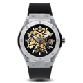 Prague Skeleton Automatic Deluxe - Silver