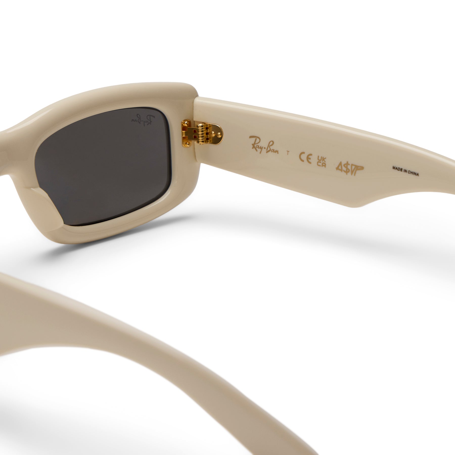 A$AP Rocky x Ray-Ban Kiliane Puffer (Full Cream/Dark Grey)
