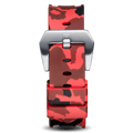 Red Camo Strap With Silver Buckle