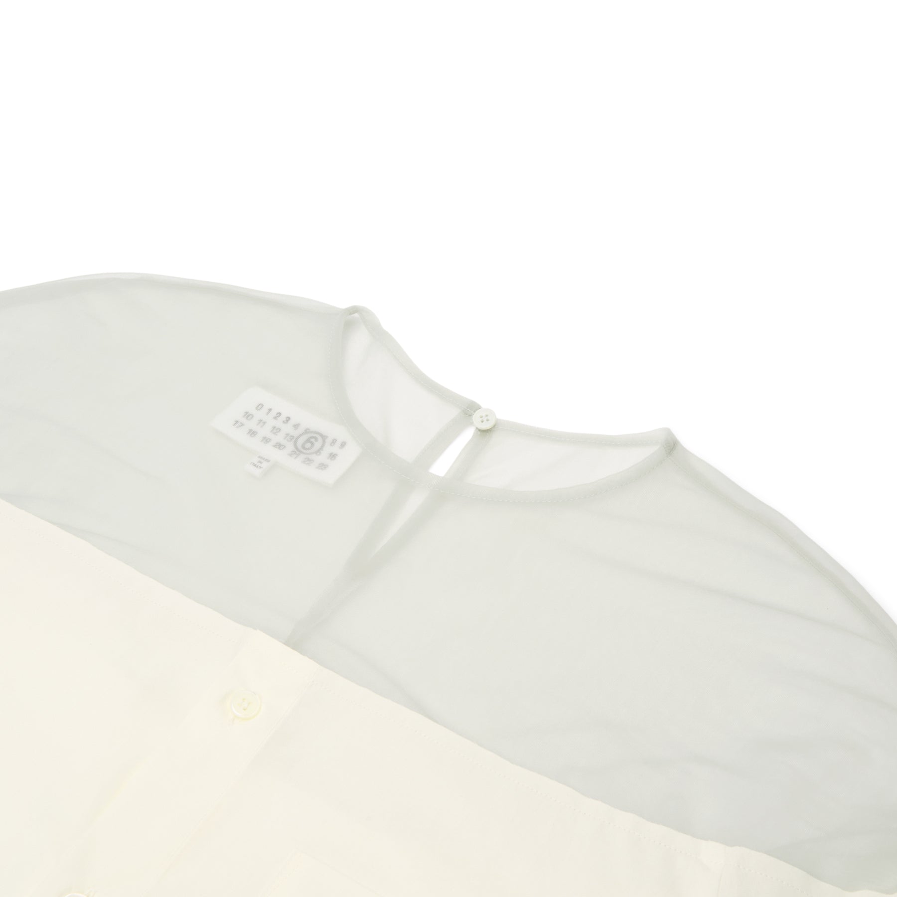 MM6 Maison Margiela Long-Sleeved Shirt (Off White)