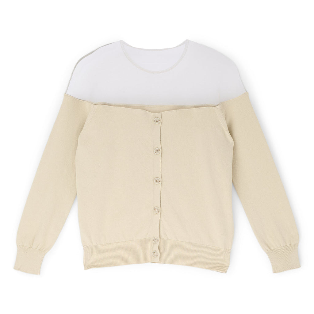 MM6 Maison Margiela Cardigan (Beige)