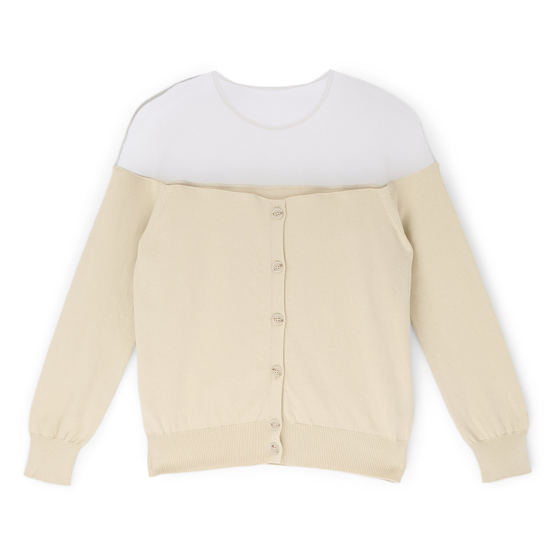 MM6 Maison Margiela Cardigan (Beige)