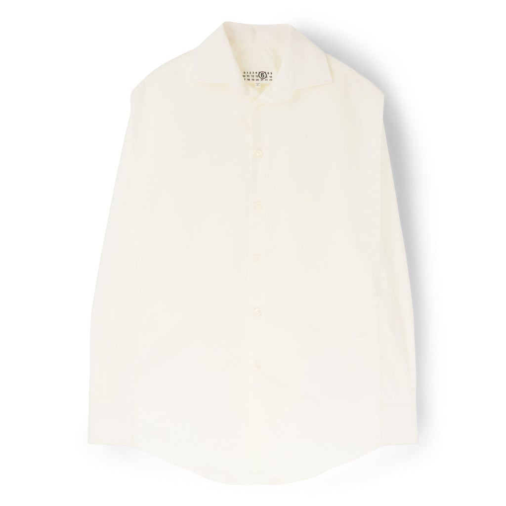 MM6 Maison Margiela Long-sleeved Top (Off White)