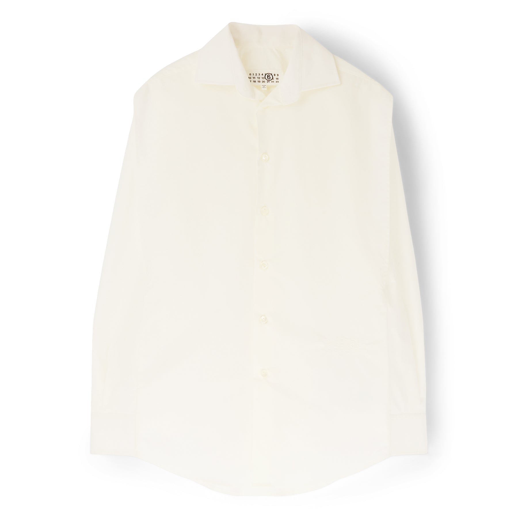 MM6 Maison Margiela Long-sleeved Top (Off White)