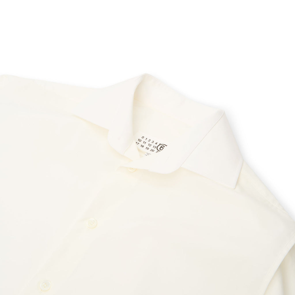 MM6 Maison Margiela Long-sleeved Top (Off White)