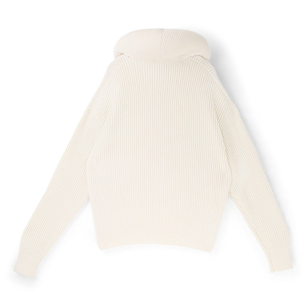 3.Paradis Pillow Neck Knit Sweater (Truewhite)