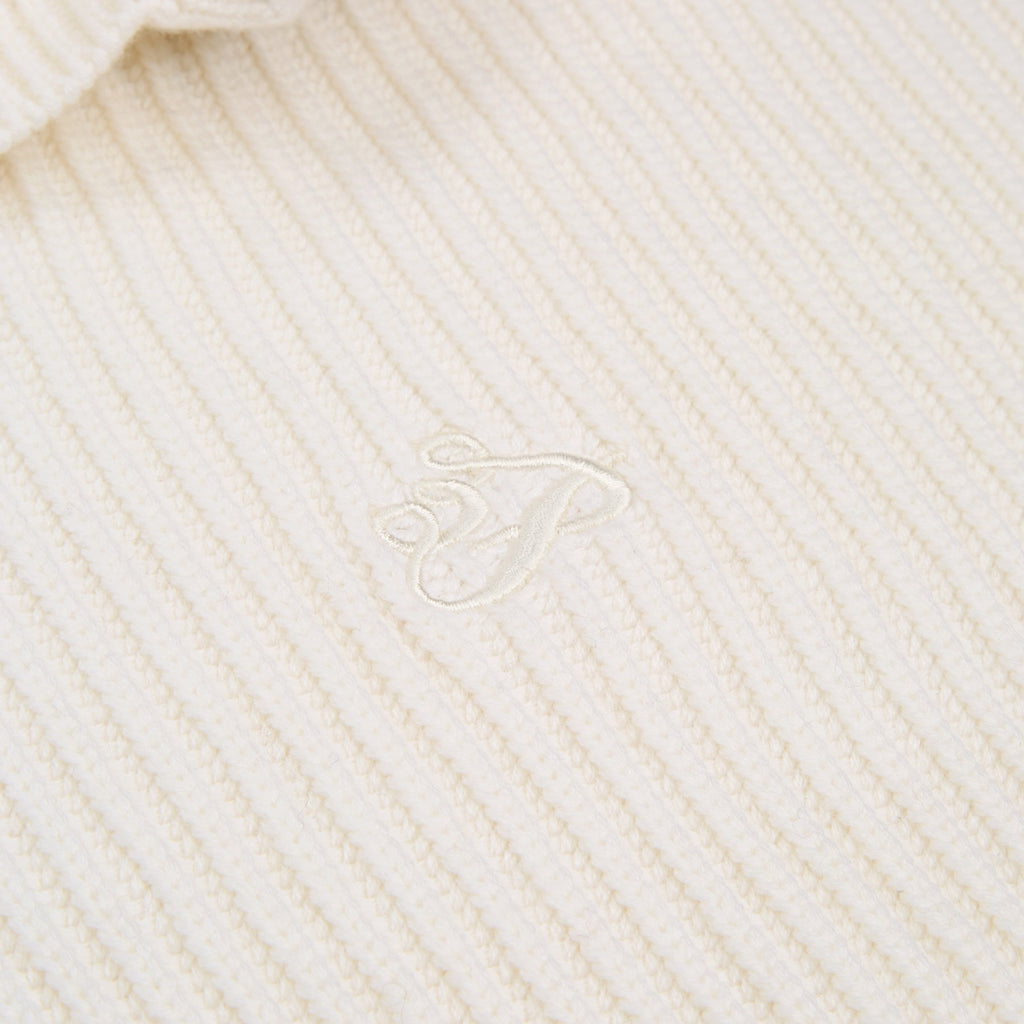 3.Paradis Pillow Neck Knit Sweater (Truewhite)