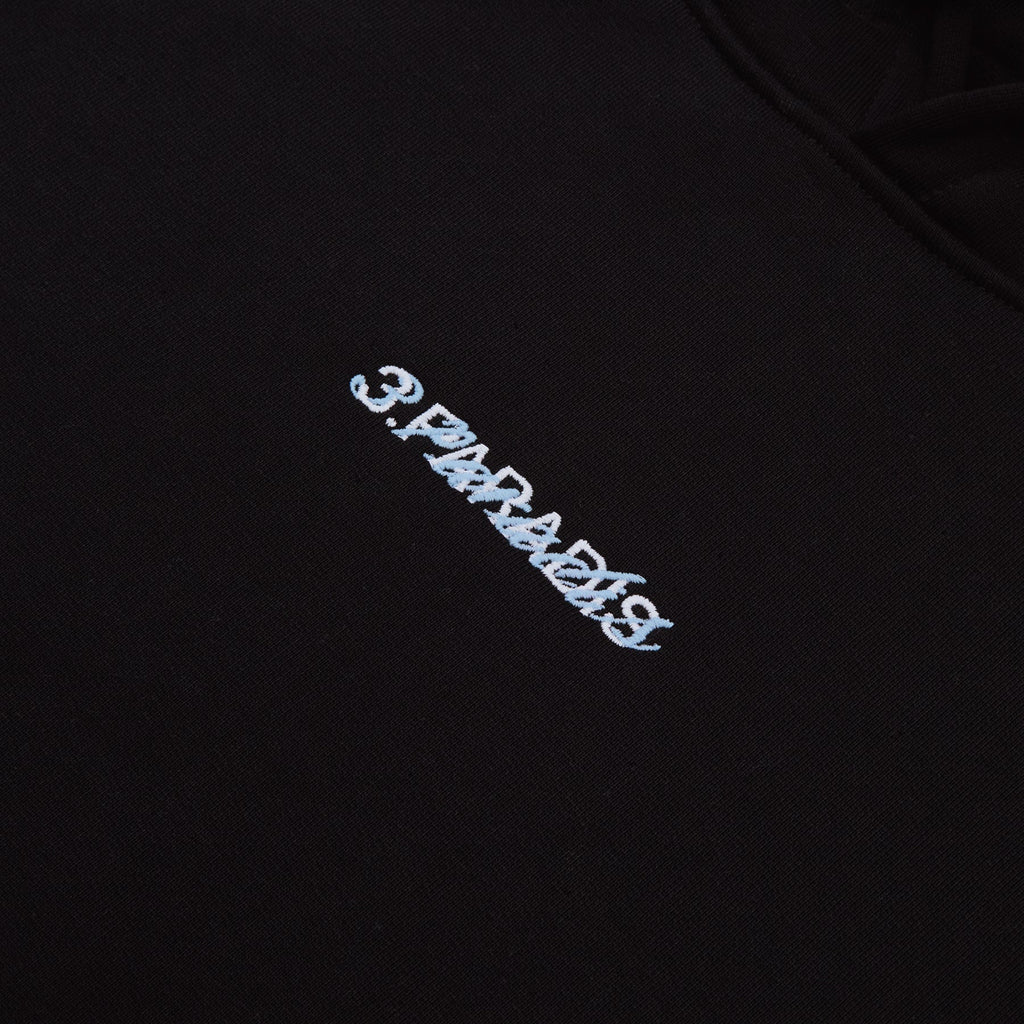 3.Paradis Double 3.Paradis Hooded Sweater (Trueblack)