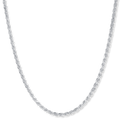 The Silver Rope Necklace - Italian Collection