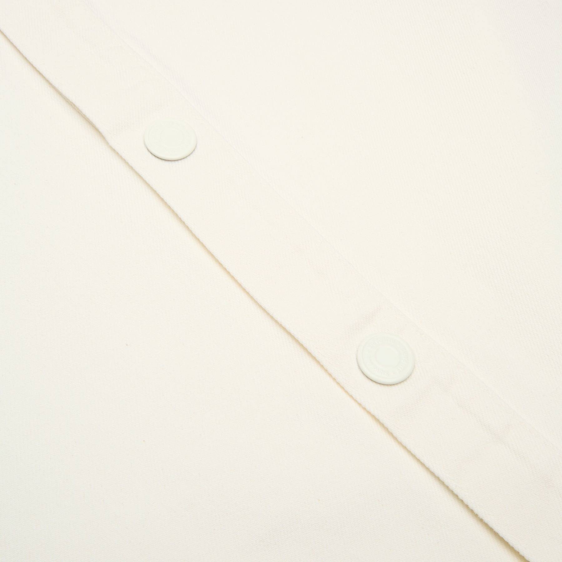 AMI Overshirt With Knitted AMI De Coeur (Blanc creme)