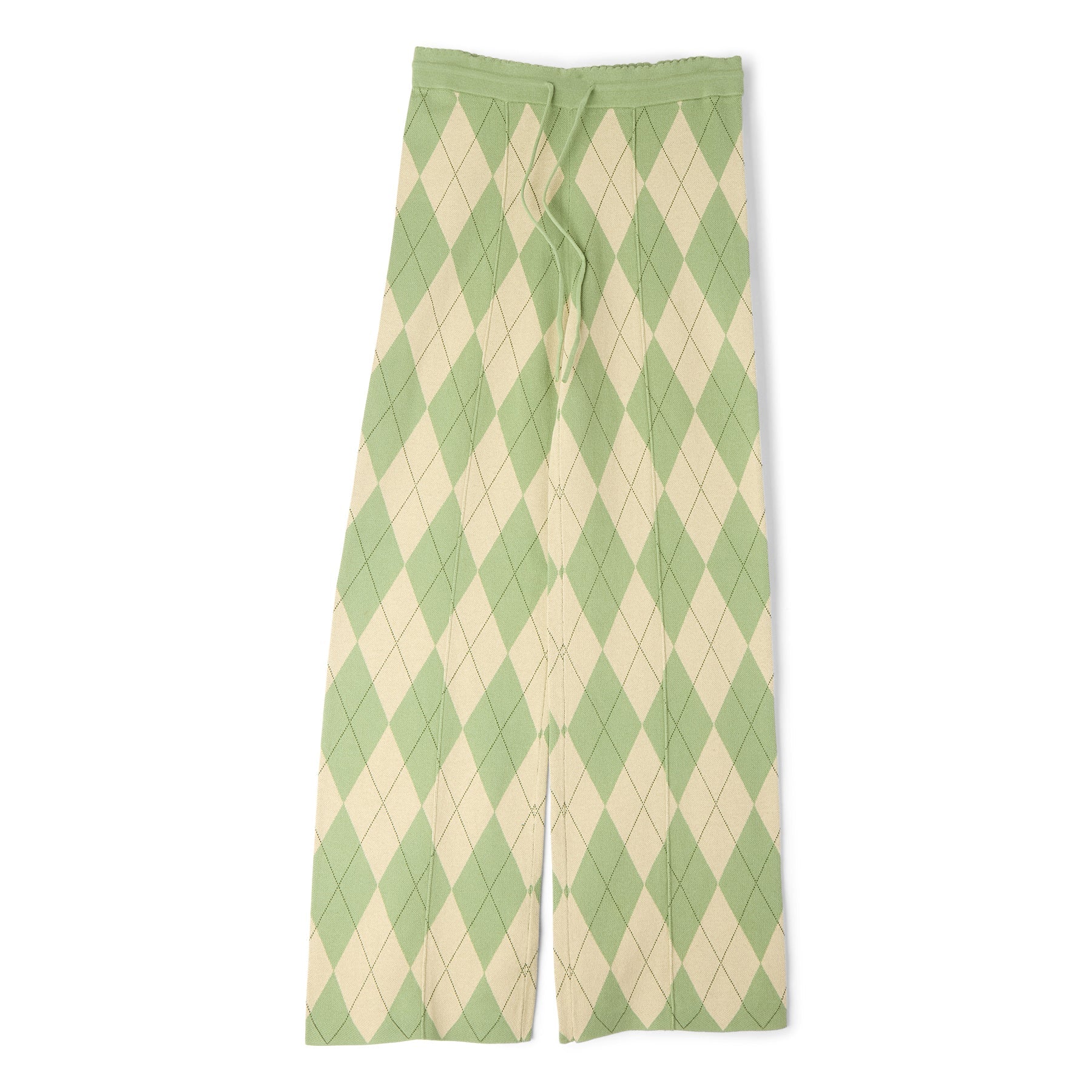 House of Sunny Argyle Lounge Pant (Matcha)